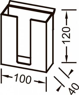 Диспенсер для ватных дисков Jacob Delafon Sherwood EB1844RU-NF хром